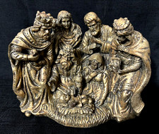 Vintage Handprinted Gold