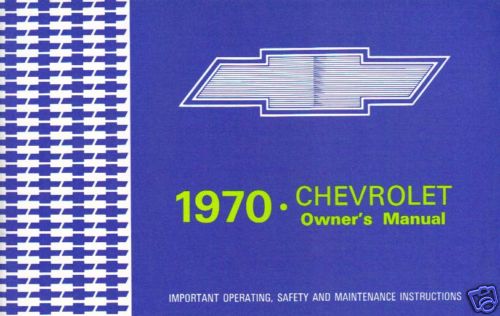 1970 chevrolet owners - ,