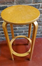IKEA Frosta Vintage Stool Alvar Aalto Artek Bar Stool Beech Wood Mid Century