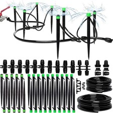 Instant Drip Watering System Gravity Fed Irrigation Plants Greenhouse Water Kit