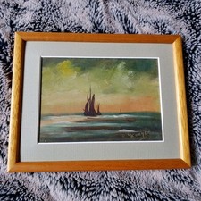 Sailing Ship Seascape Framed