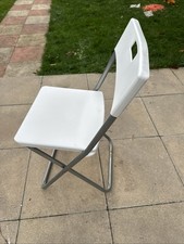 IKEA Fejan Chair White, Foldable, Outdoor