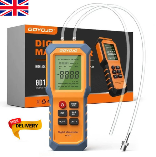 Digital manometer dual port - digital,