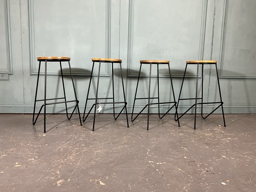 Retro style bar - stools, metal