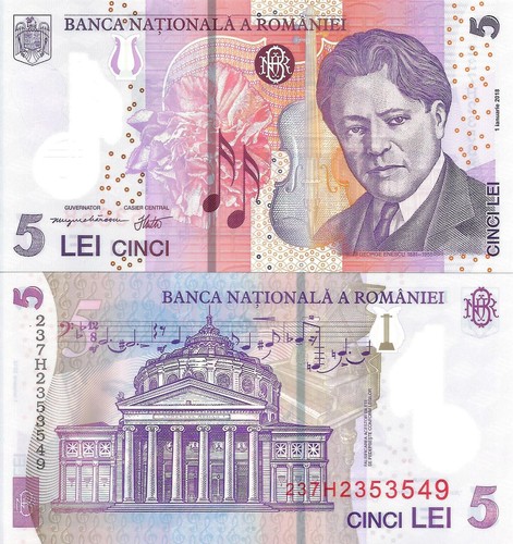 Romania lei 2018 2023 - lei, /