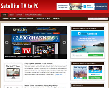 Satellite TV Niche Turnkey-Ready Made Affiliate Website - Free Hosting / Setup
