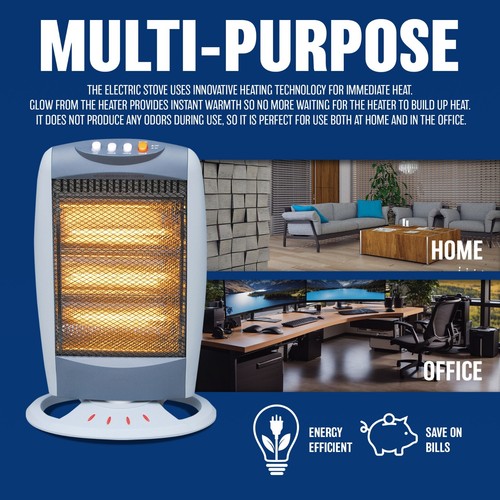1200w halogen heater instant - 1200w,