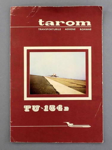 Tarom tupolev 154b vintage - tarom,