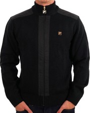 Fila Gold Zip Through Knit Black
