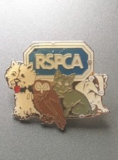 RSPCA ENAMEL PIN BADGE + SEW