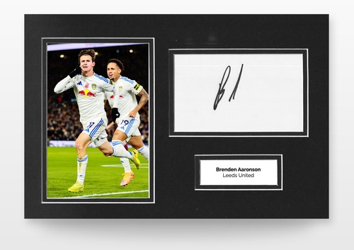 Brenden aaronson hand signed - brenden,