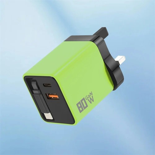 Gan usb charger plug - usb, uk