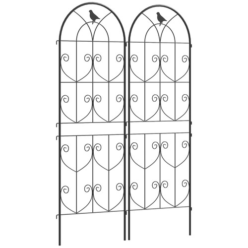 Outsunny set metal garden - of,