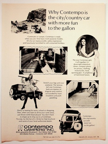 Contempo campers 1973 vintage - campers,