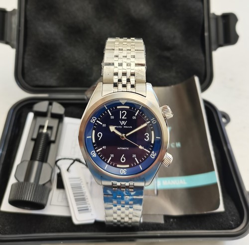 Bnib watch wm089 all steel - watch,