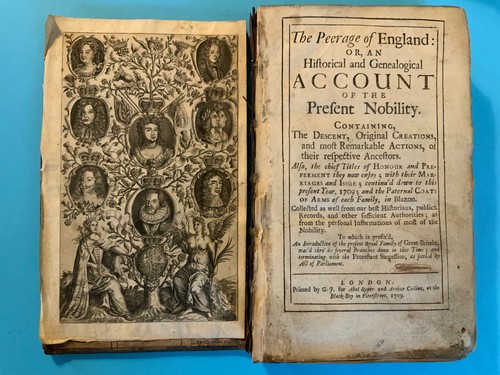 1709 the peerage of england - the,