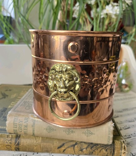 Vintage hammered copper - hammered,