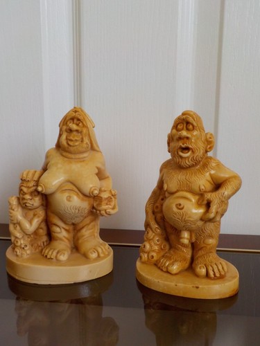 Pair vintage 1970 troll - 1970's,