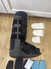 Air Cast Walking Boot Black High Leg Injury Rehab Ankle Achilles Foot