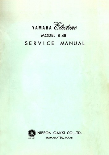 Yamaha 4br service - yamaha,