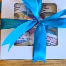 Male aftershave scented bath