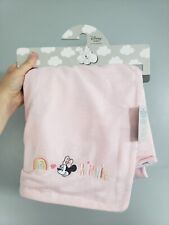 Primark Minnie Mouse Comforter pram Blankie Blanket  Baby Soft Rainbow BNWT