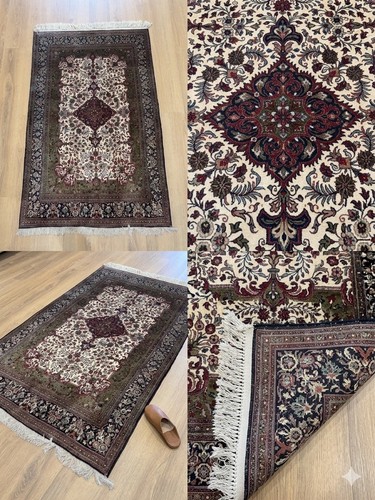 Pure silk handmade rug - silk,