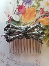 Art Deco Marcasite Hair Comb