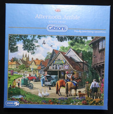 Gibsons 1000 pieces Jigsaw Afternoon Amble Excellent Condition