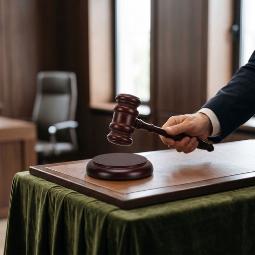 Wooden judge gavel - judge,