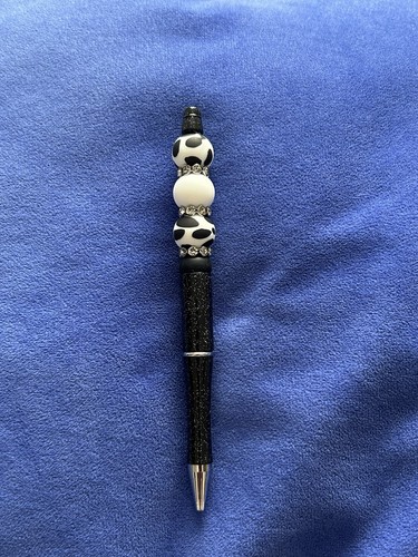 Handmade beaded black white - beaded,
