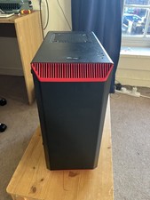 Phanteks Eclipse P300 ATX Mid Tower Case - Red/Black