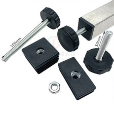 Square Tube Inserts End Caps /