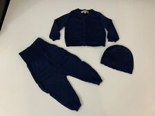 Hucklebones London Baby Boys 3 Peice Outfit, Set, Size Age 6 Months, Blue, VGC