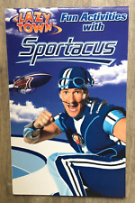 LAZY TOWN BOOK FUN ACTIVITIES WITH SPORTACUS 2009 LAZYTOWN ENTERTAINMENT AUS
