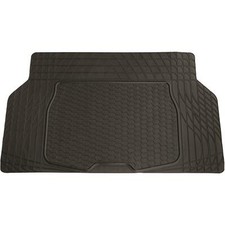 Universal 140x108cm Large Heavy Duty Black Rubber Trim to fit Car Boot Mat Liner