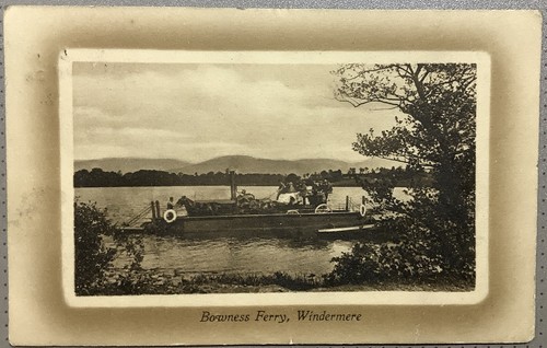 Windermere bowness ferry 1912 - windermere,