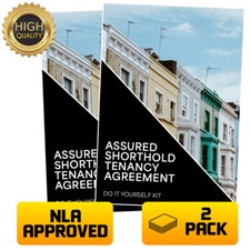 Assured Shorthold Tenancy Agreement Pack - Furnished/Unfurnished -  Pack of 2
