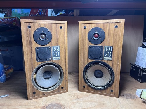 Goodmans rb20 vintage speakers - vintage,