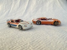 AURORA AFX VEGA STOCKROD BEAUTIFUL VINTAGE CARS (A PAIR) SEE PICS FOR CONDITION 