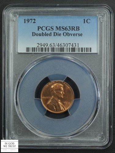 1972 doubled die - 1972, obverse