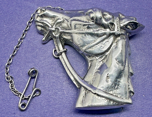 Lovely solid silver horses - solid,