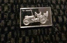 Franklin Mint Silver Bar Mini Ingot 1975 Centennial Car Classic 1901 Mercedes us