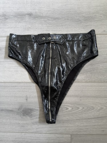 Bnwot black soft pvc high - black,