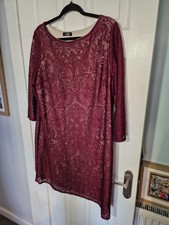 Wallis Ladies Burgundy Knee