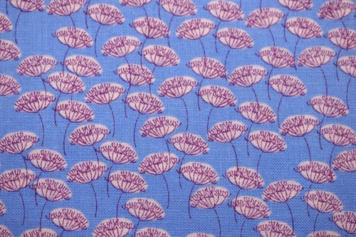 Lilac seed head fabric floral - fabric,,