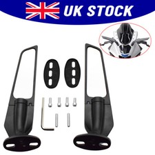 Rear View Wind Wing Adjustable Swivel Mirror For Kawasaki Ninja 250 400 ZX10R 6R