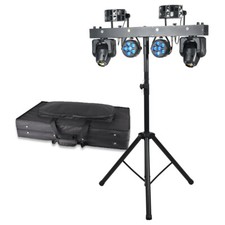 5 in1 LED Moving Head Par Effect Light DMX DJ Party Lights with Tripod Stand