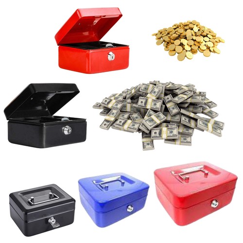 Metal cash box - money, bank