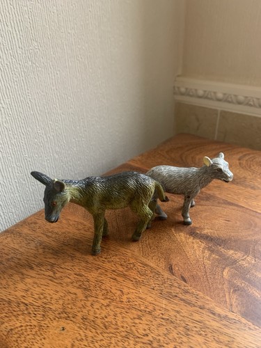 Vintage plastic toy - donkey, and
